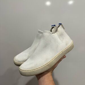 Rothy’s White Slip-On High Top Sneakers